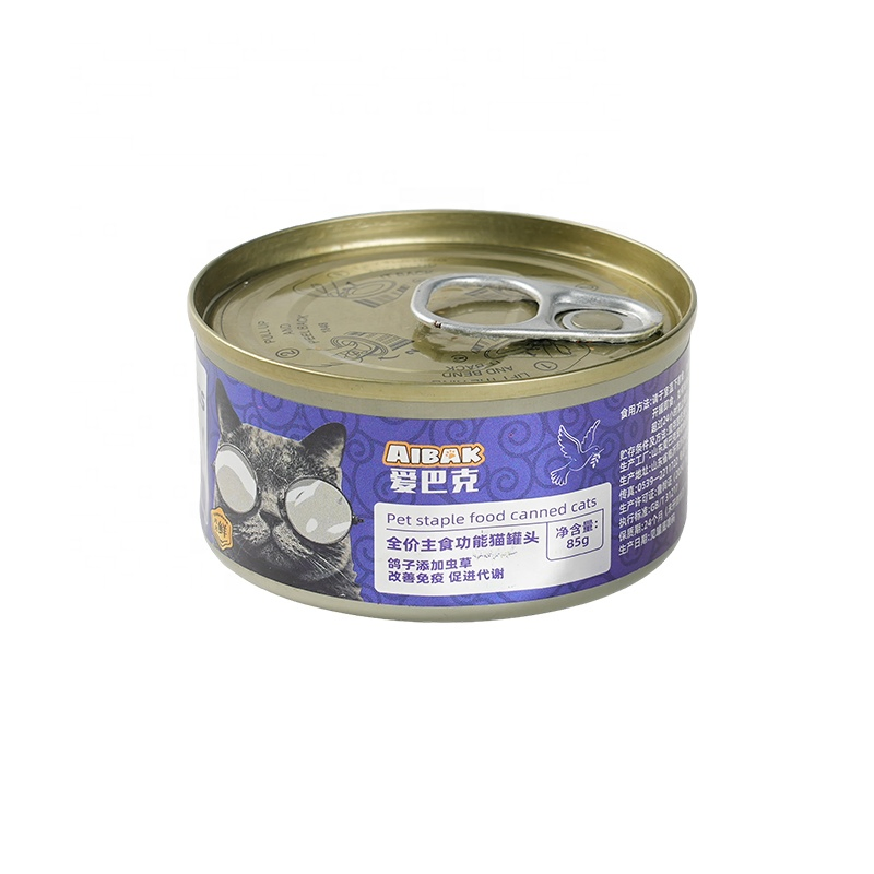 Flavorful Canned Pet Food with High-Protein for Cats and Dogs