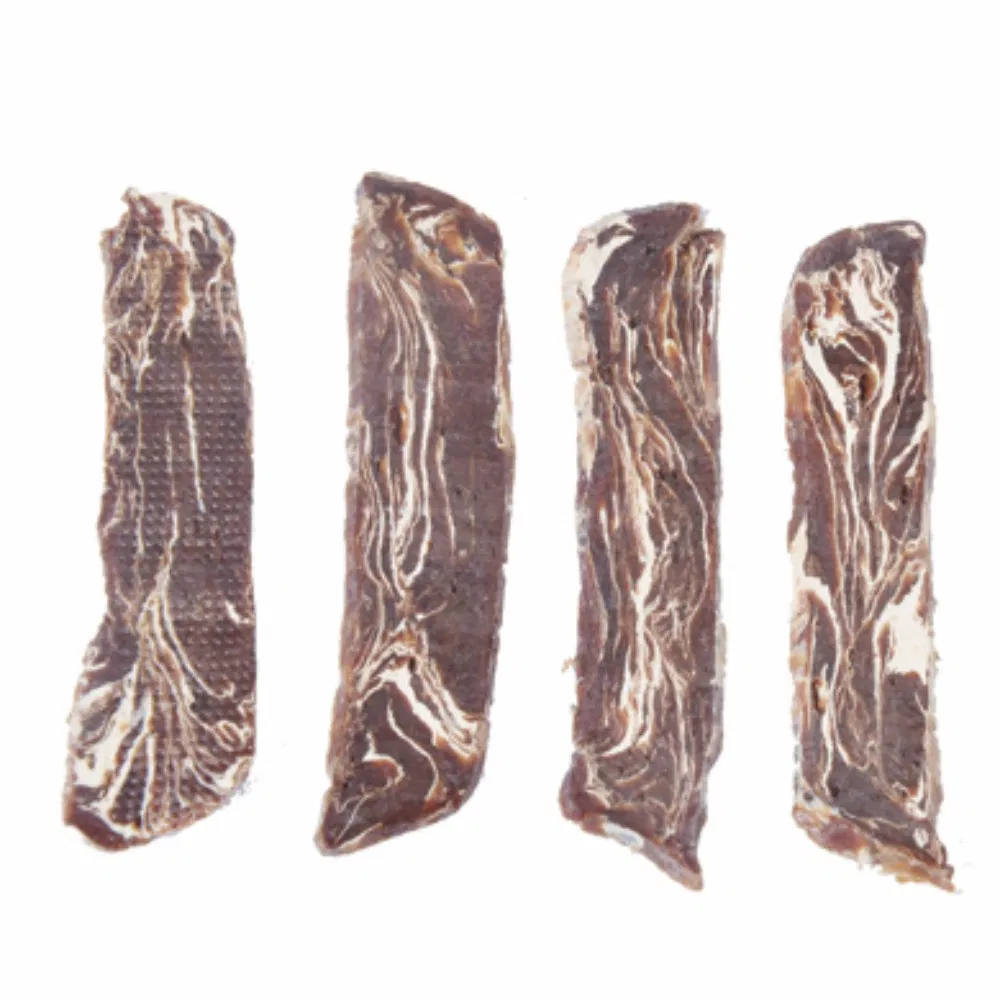 Premium Beef &amp; Cod Marble Slice Pet Snacks Dog Treats with OEM Chews