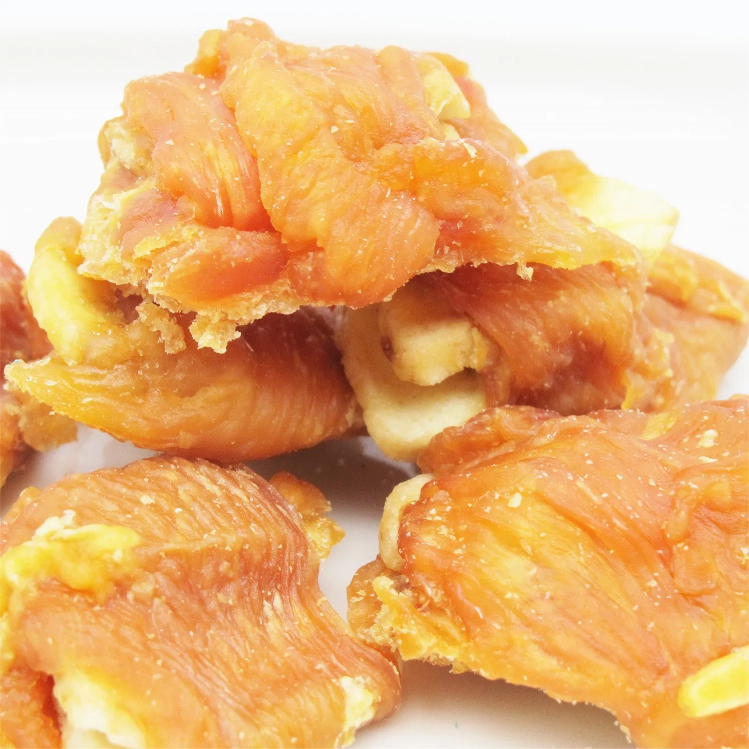 Fresh Fruit Organic Meat Decilious Healthy Dog Treat Dried Chicken Wrap Banana Cat Snack Pet Healthy Food