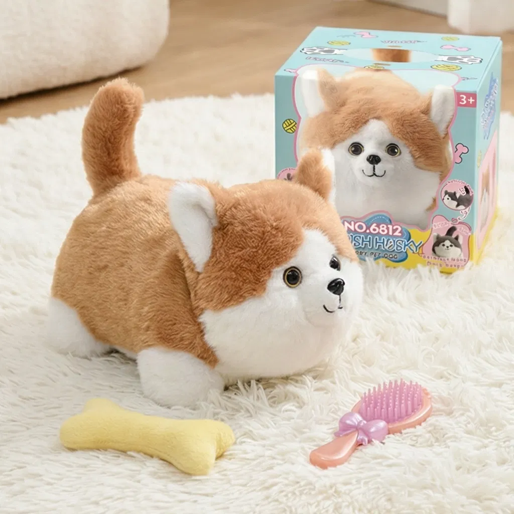 Cuddly Electric Plush Puppy with Fun Sounds and Movements