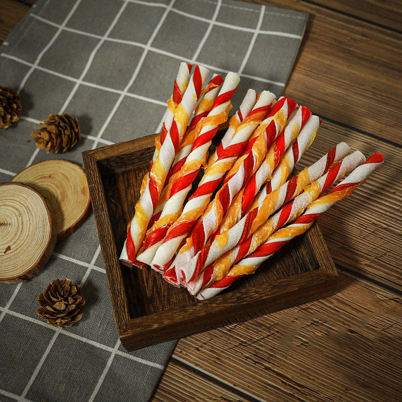 Pet Food Natural Toy Dispenser Snacks Dry String Chews Cat Dog Treats