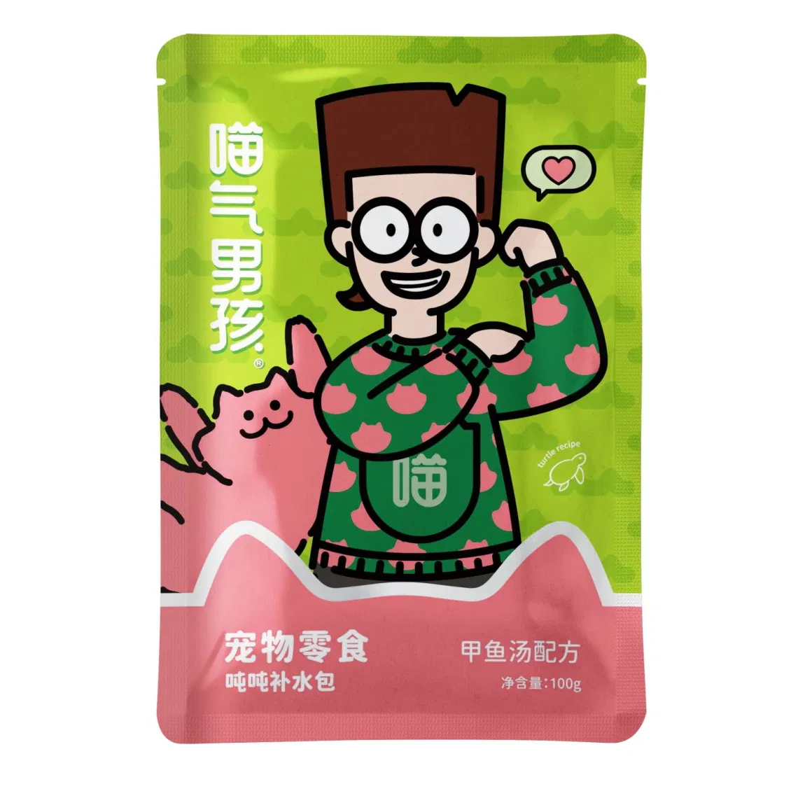 Complete Cat Dry Food with Chicken Coins for Senior Pets