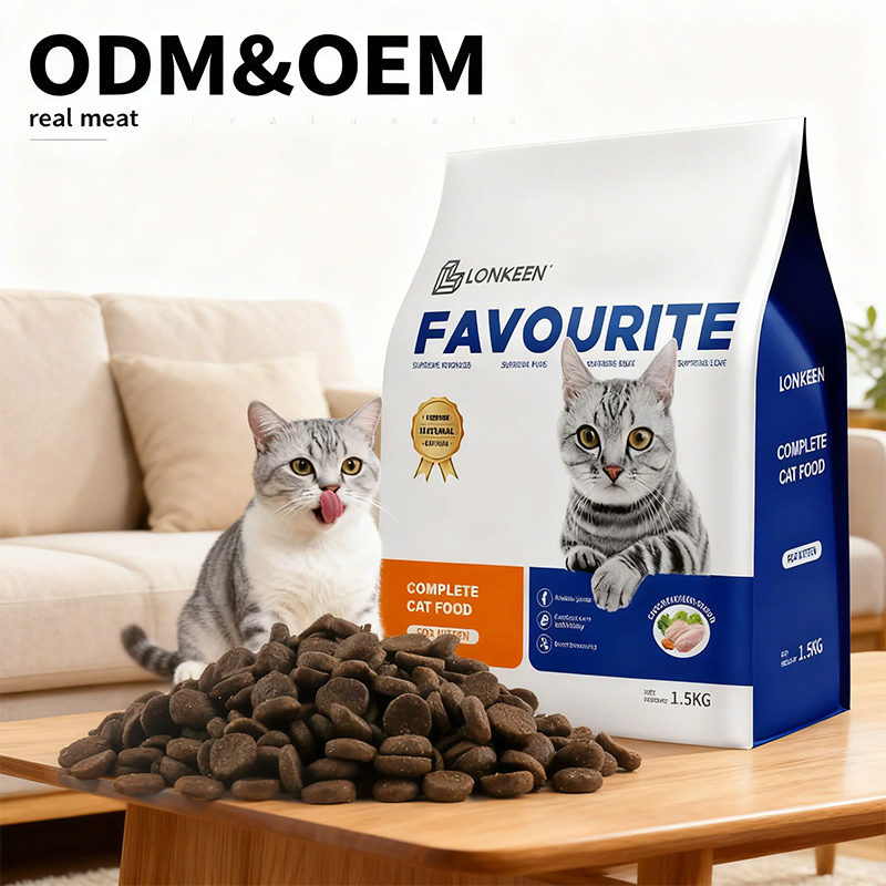 Natural High Protein Dry Cat Food Adult Pet Food with Free Samples