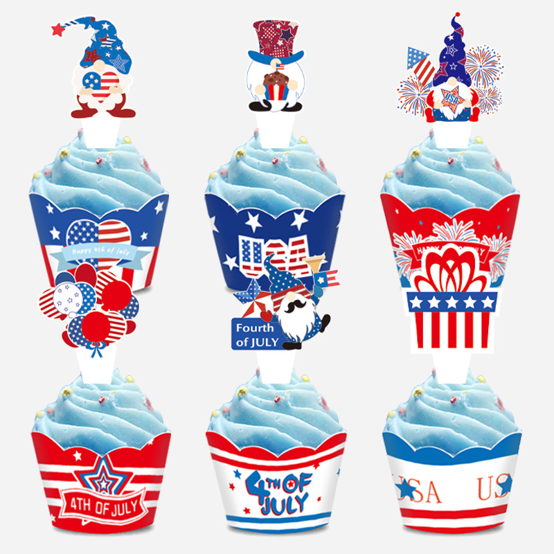 Independence Day Party Supplies Cake Decoration Party Holiday Cake Topper