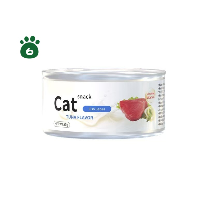 85g Canned Pet Food (Tuna Carrot) for Cats and Dogs, OEM/ODM Private Label, MOQ 100PCS, Furzo Brand