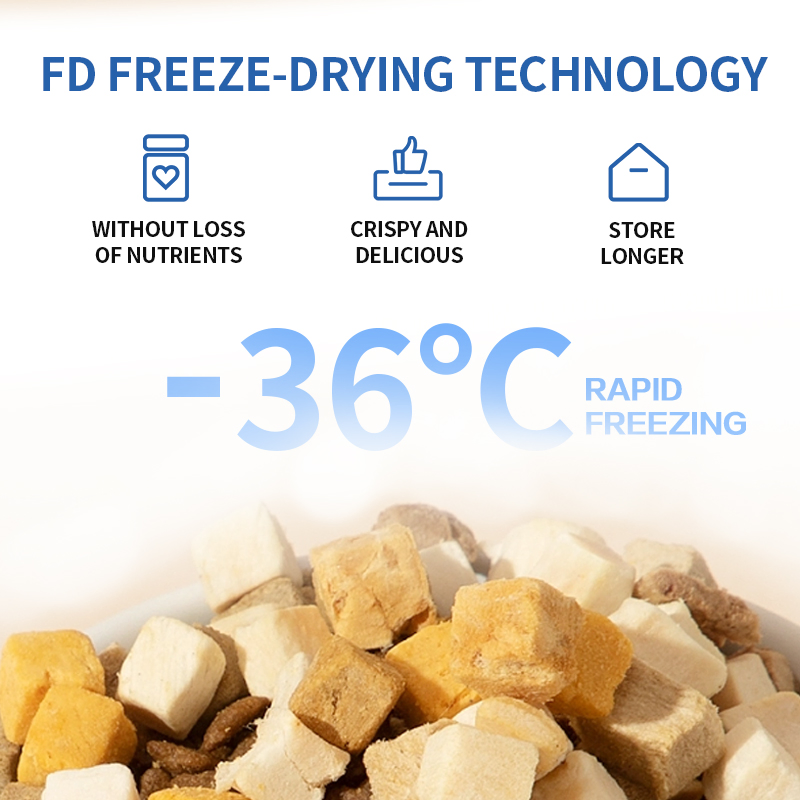 Manufacturers Custom Freeze Dry Eco Friendly Organic Fish Aquatic Food Freeze Dried Pet Food Cat Dog Snacks