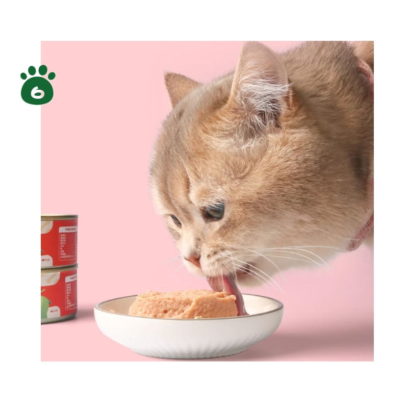 Factory Direct OEM/ODM 85g Tuna Snapper Cat Wet Food Canned, 100% Natural Grain-Free, ISO22000 Certified, for Skin &amp; Coat Health