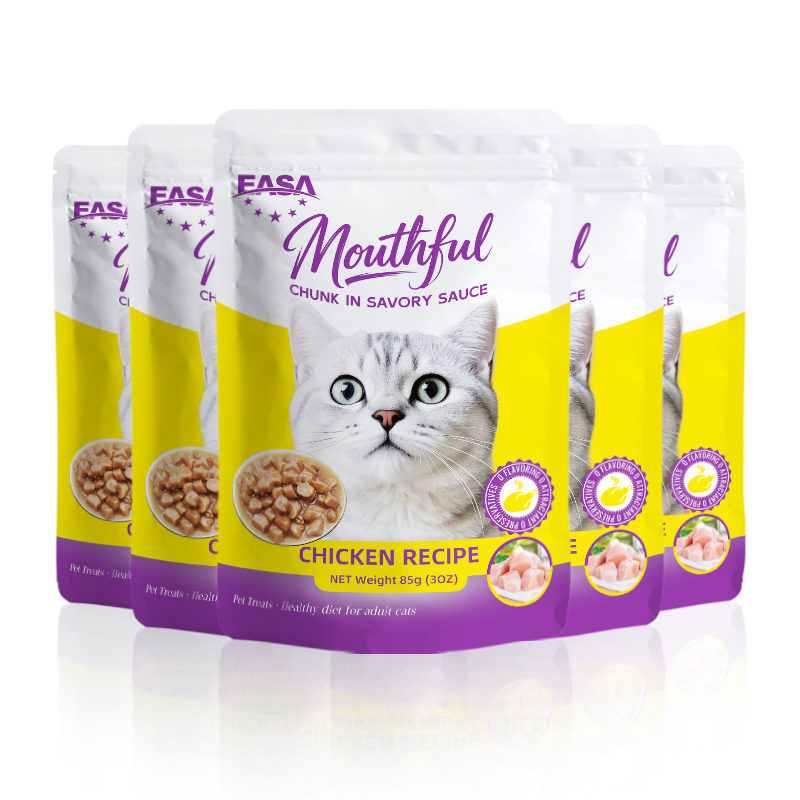 New Arrival Chunk in Savory Sauce Palatable Wet Cat Food Pet Food All Life Stages Organic Healthy Protein Rich Leisure Snack Best Sellers Factory Wholesale