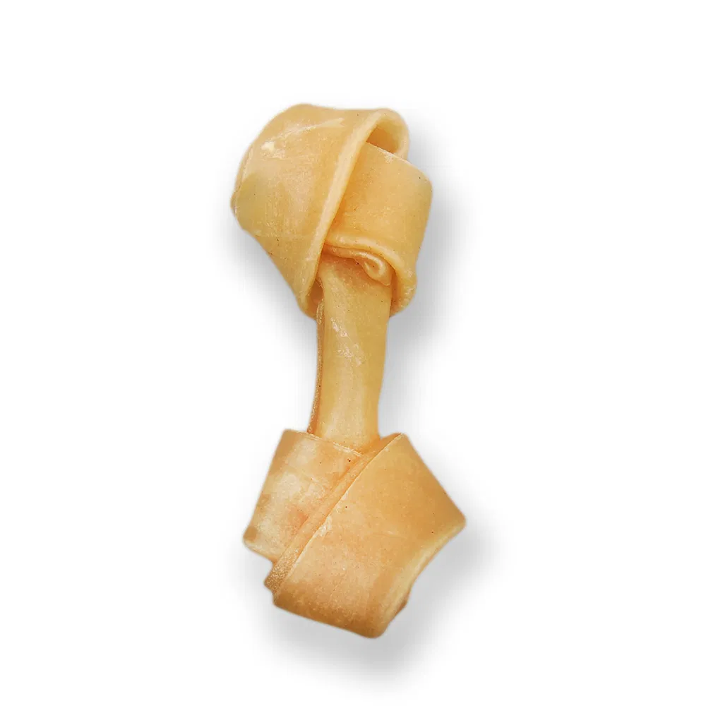Rawhide Knotted Bones Dog Treat Private Label Pet OEM Supplier