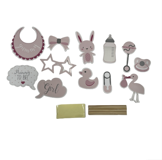 Cake Topper -13PCS, Cupcake Banner