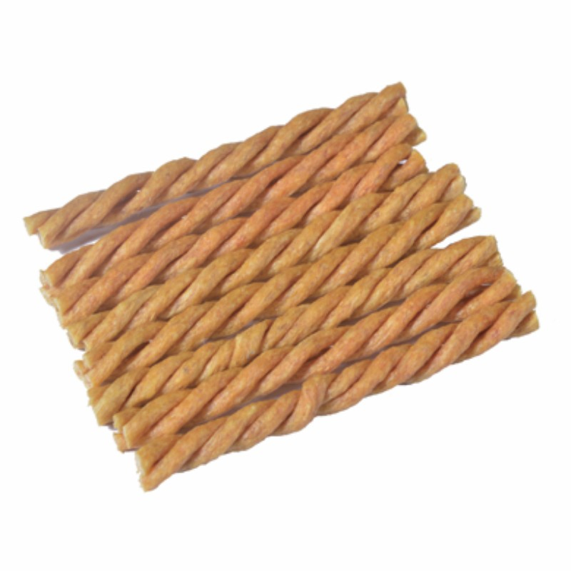 Composite Rawhide Pet Treats Dental Bone Chicken Wraps Rawhide Tripe Stick