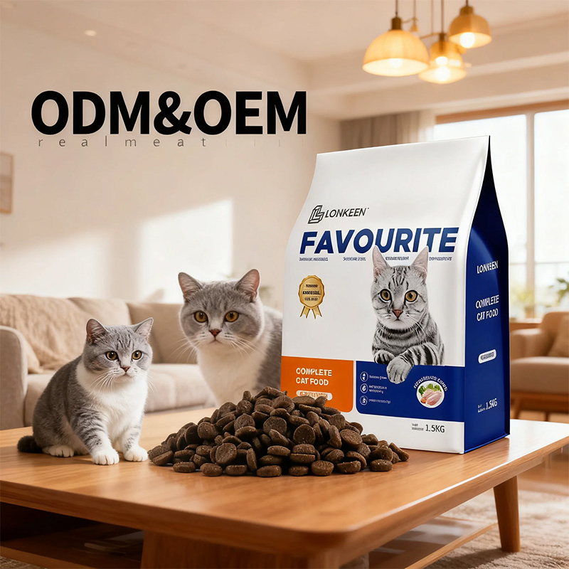 Natural High Protein Dry Cat Food Adult Pet Food with Free Samples