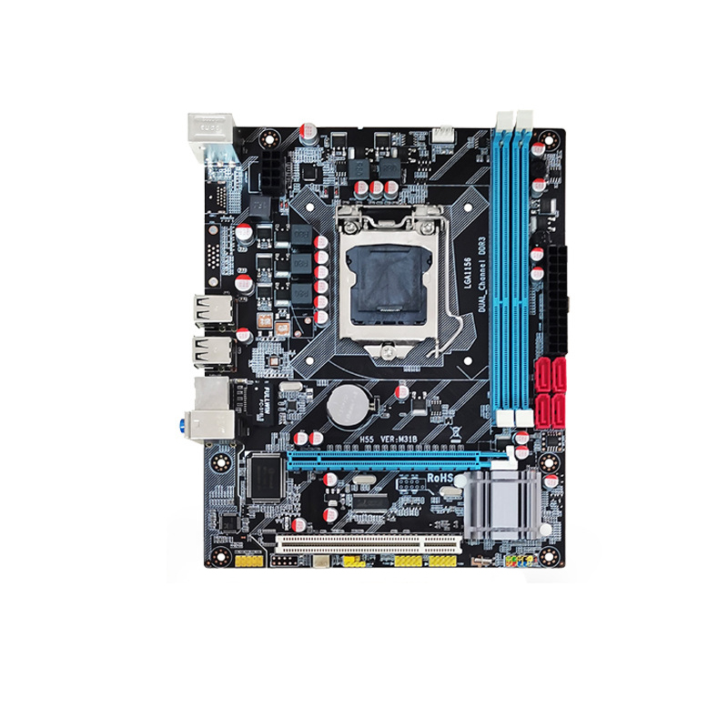 H61 DDR3 Motherboard 1156 Pin P55 Desktop Computer Motherboard DDR3 Memory Support I3 530 I5 750 660 CPU