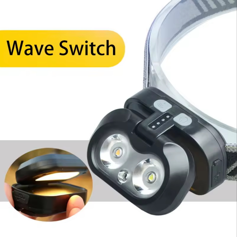 High-Quality New Multiple Light Sources Rechargeable Sensor Headlamp for outdoor activities Factory, Exporters