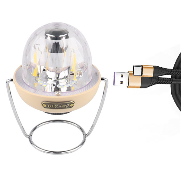 Wholesale Outdoor Rechargable Battery Indicator Knob Dimming Retro Camping Lantern With 360° Rotatable Stand(Also have RGB style) Manufacturer, Products