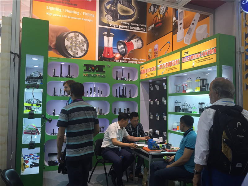 Mengting outdoor lighting at Canton Fair April 2015
