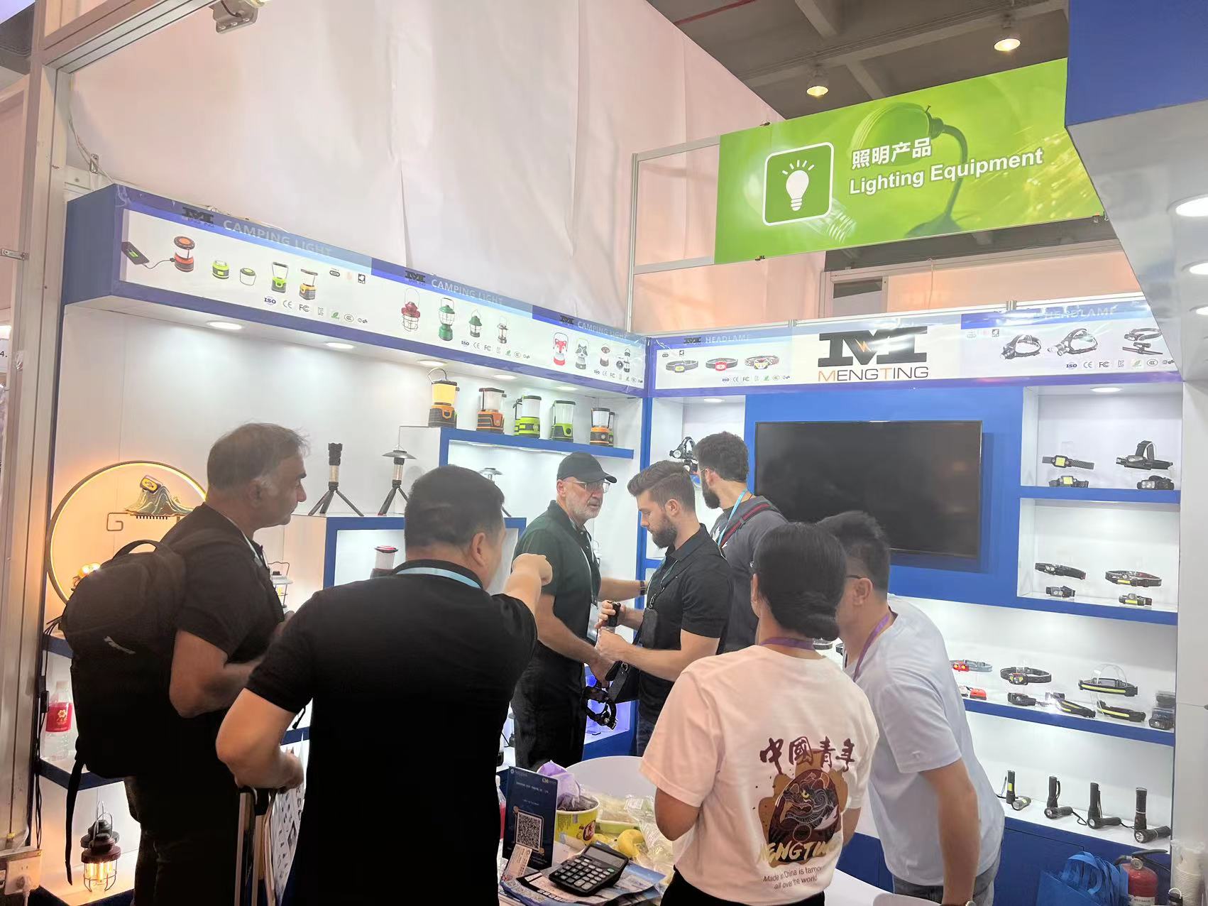Mengting outdoor lighting exhibition at 2023 Canton Fair China