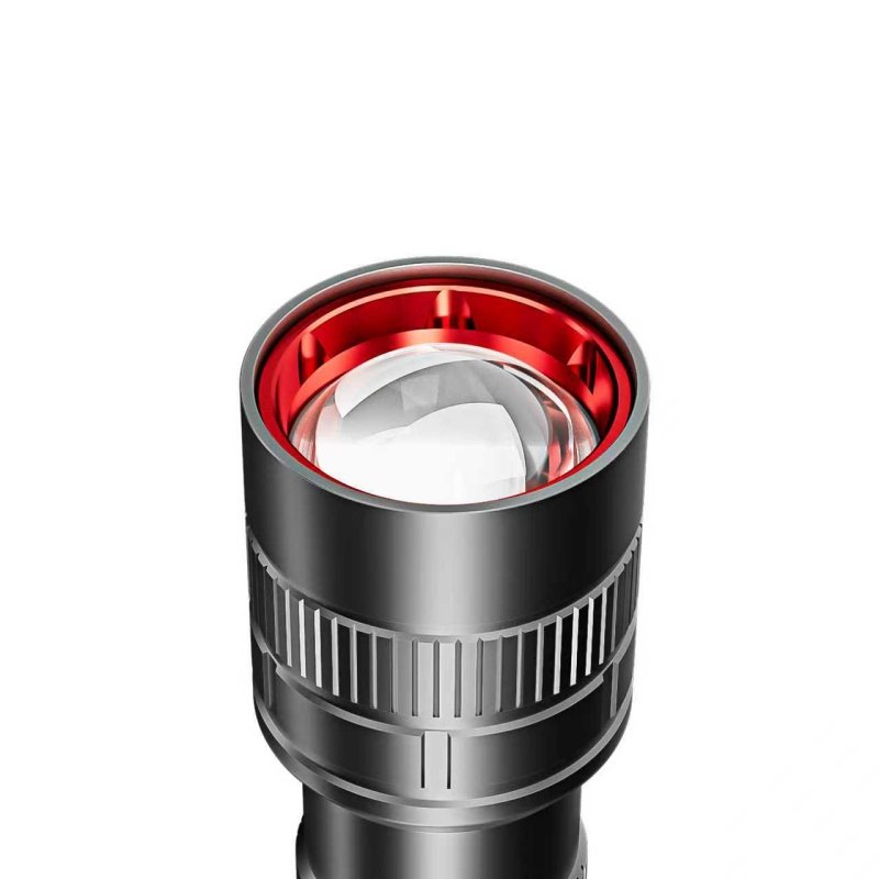 China Best Rechargeable Handheld Led Protable Emergency Aluminum Flashlight With Battery 18650 for Outdoor Night Vision Factory, Products