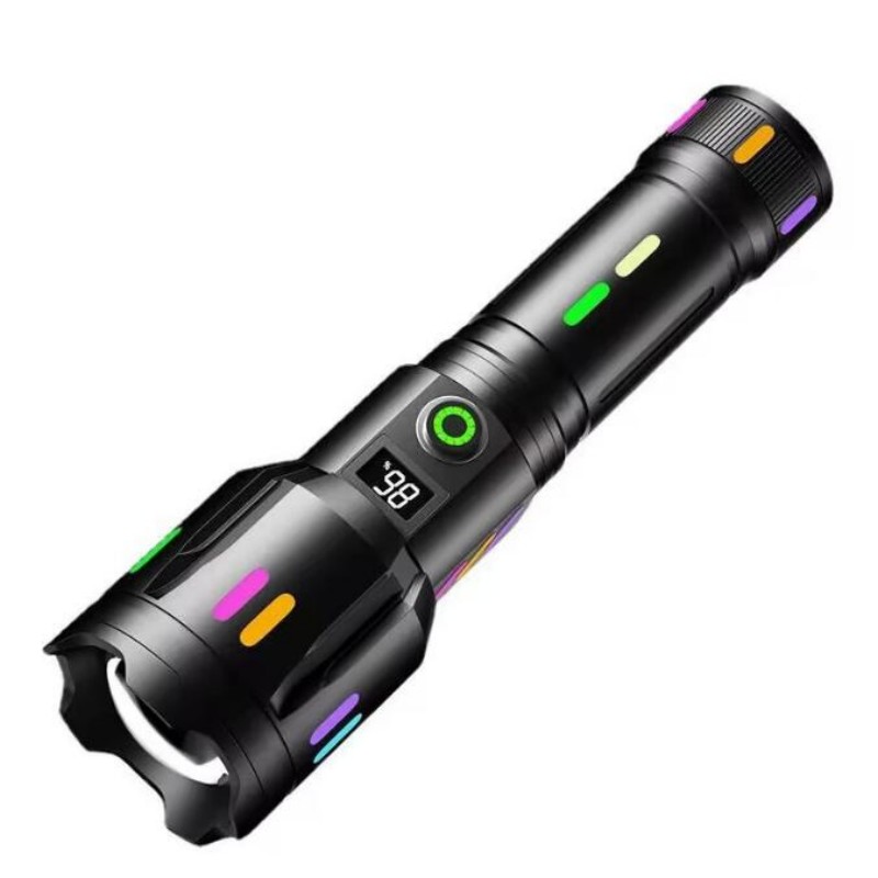 High-Quality High Lumen Rechargeable Waterproof Aluminum Spotlight Flashlight for outdoor activities Supplier, Exporters