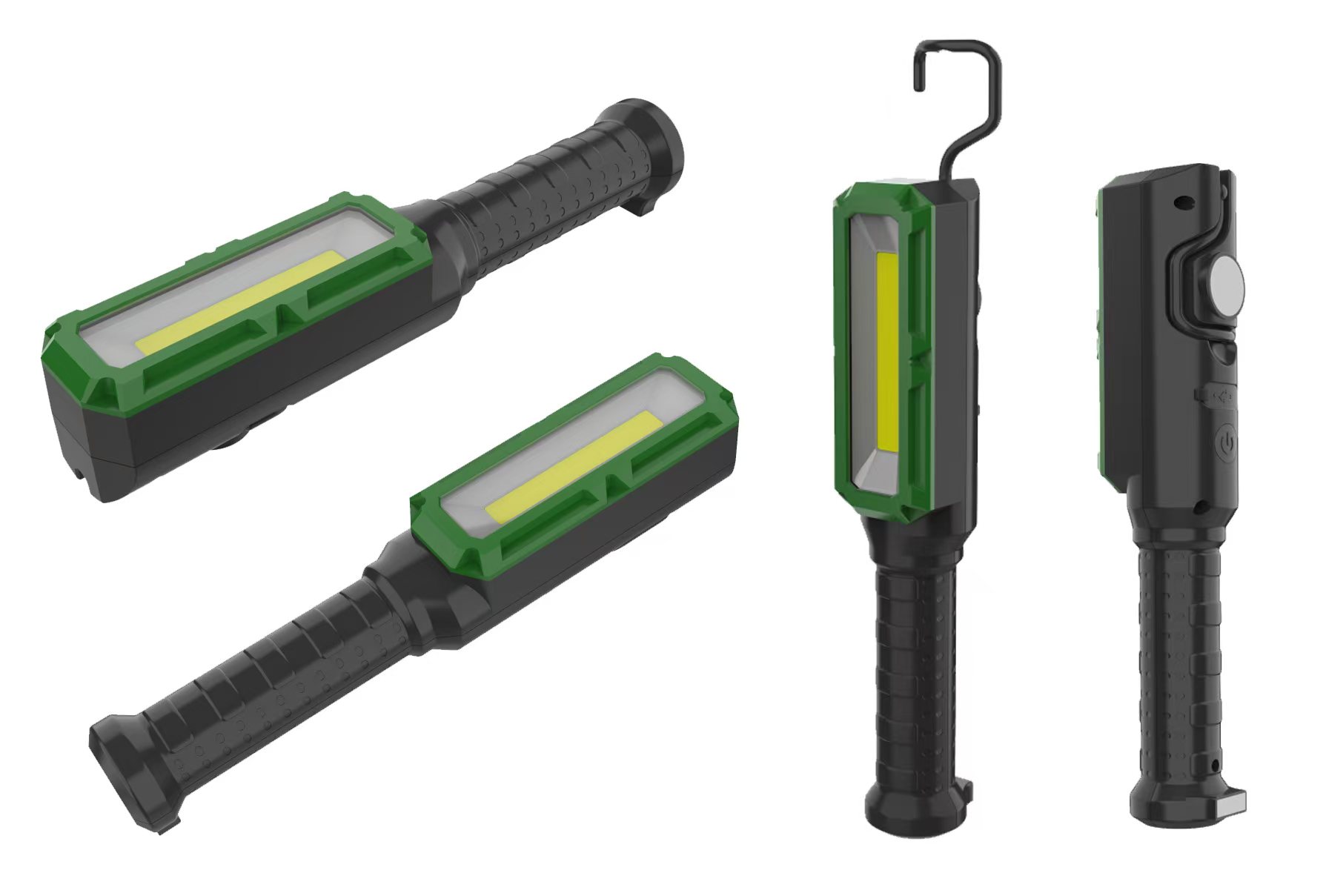 Rechargeable COB work light applications