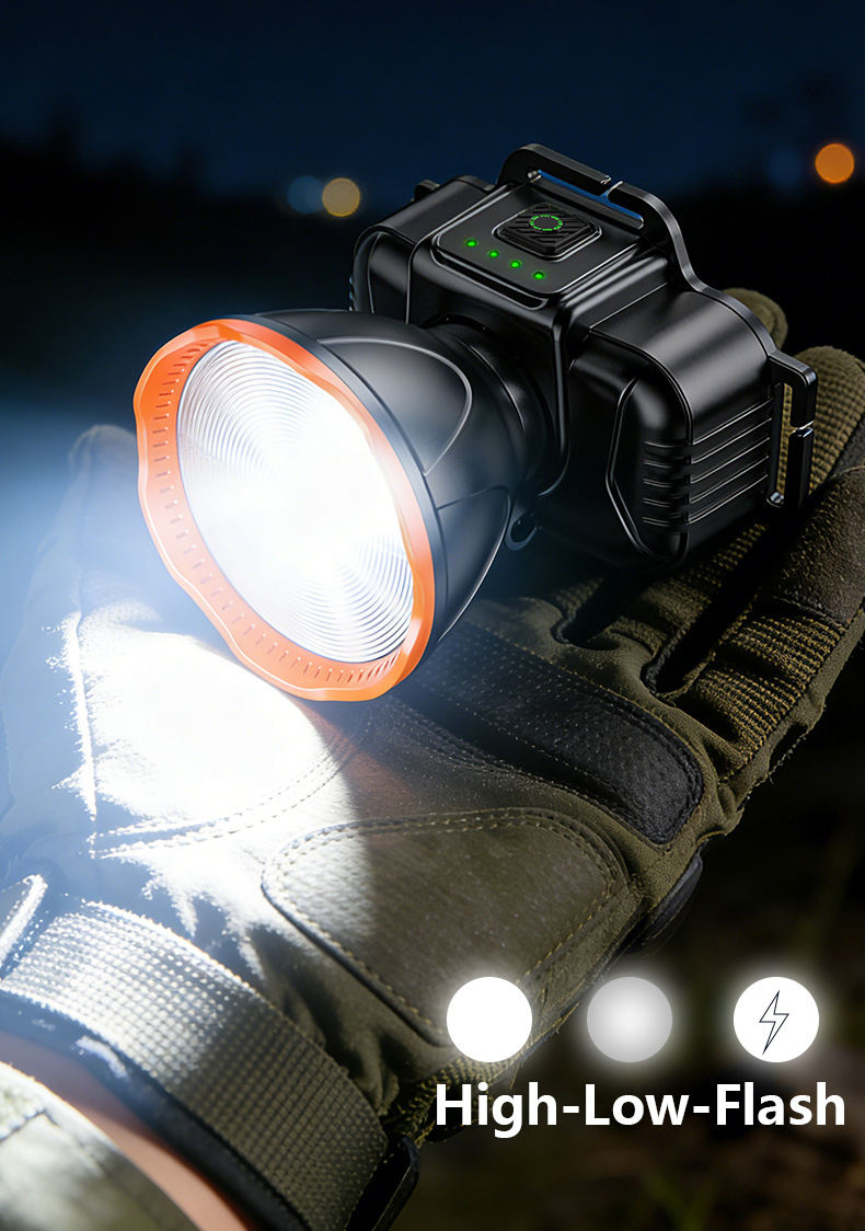 Wholesale Rechargeable 350LM High Power Zoom Headlamp with  18650 Lithium Battery for Outdoor Night Working Fishing Manufacturer, Factories