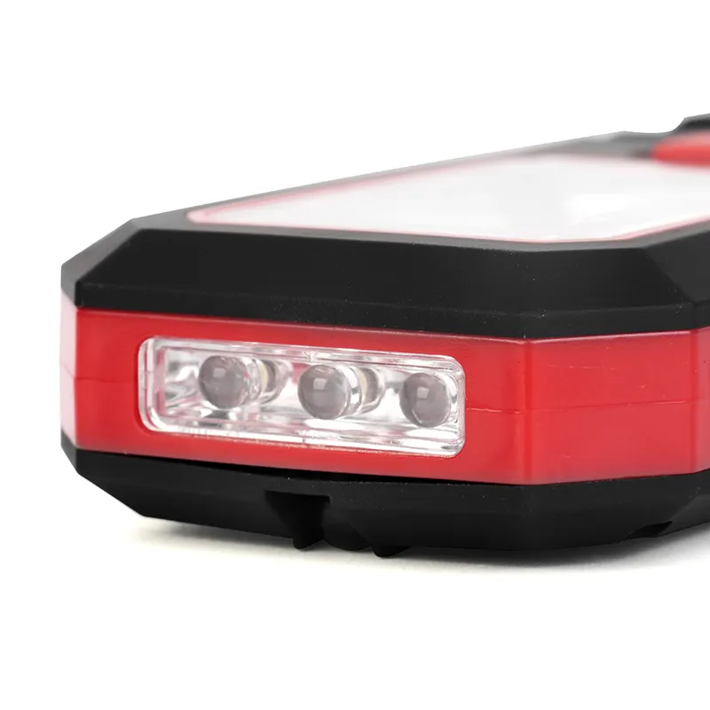 China Leading Multi-Use COB+3 Led Dry Battery Powered Folding Magnetic Base Work Light with hook  Manufacturer, Suppliers