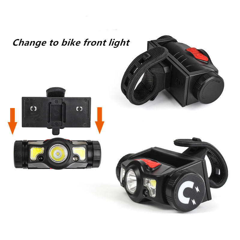 China High-Quality Rechargeable Motion Sensor Bike Front Light Headlamp for riding Exporter, Products