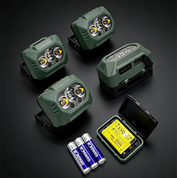 China New 1000 Lumen Rechargeable & AAA Headlamp for Outdoor Activities Factory, Exporters