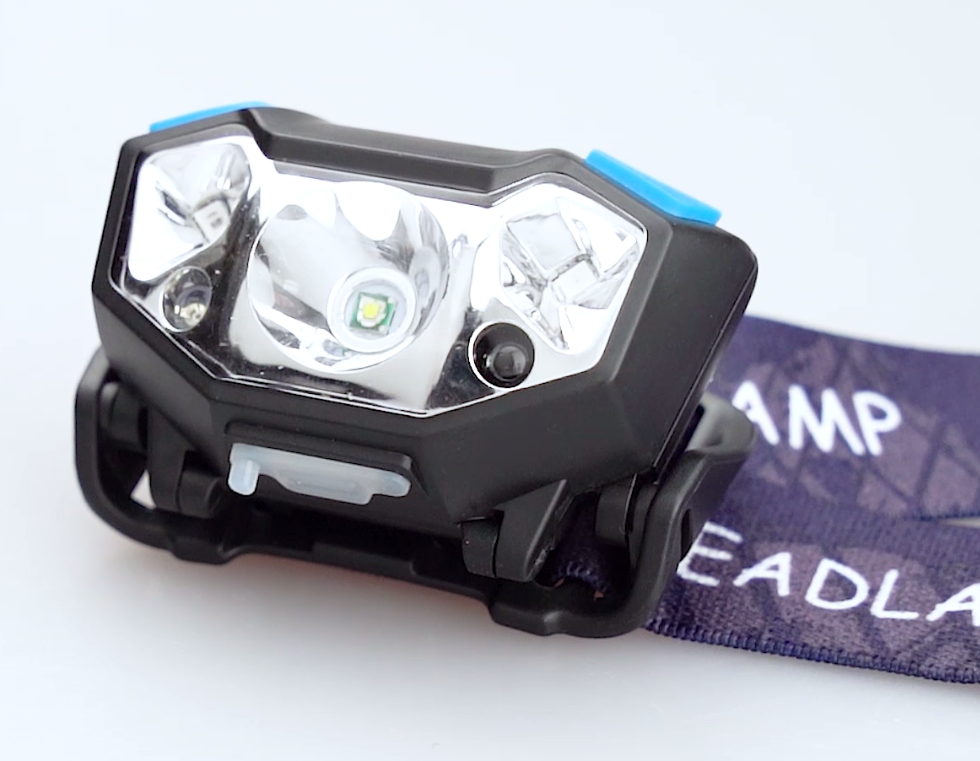 OEM Rechargeable Headlamp, Motion Sensor Head Lamp Flashlight with 4Modes, Adjustable Headlight for Adults Kids with White Red Light Manufacturer, Product