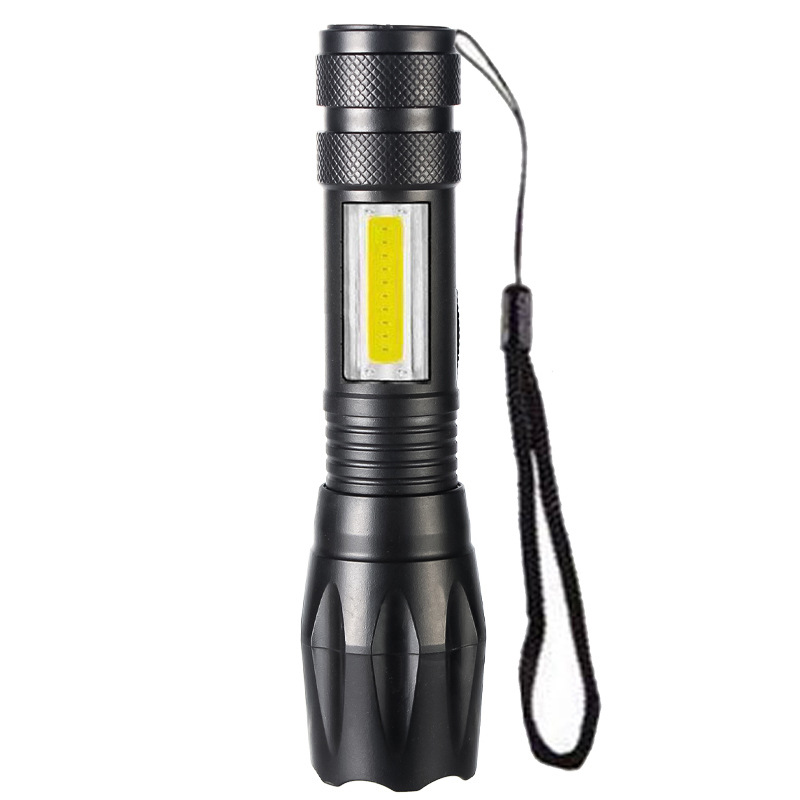 Wholesale  Zoombale Plastic Rechargeable COB Flashlight for outdoor activities Supplier, Products