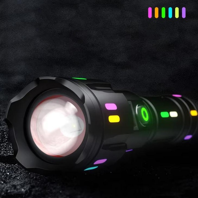 High-Quality High Lumen Rechargeable Waterproof Aluminum Spotlight Flashlight for outdoor activities Supplier, Exporters