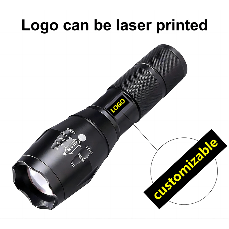 China Leading  Zoomable Aluminium Tactical LED Flashlight for Outdoor activities Manufacturer, Supplier