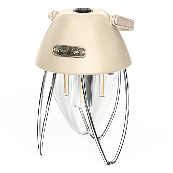 China High-Quality Waterproof TYPE-C Charging Battery Indicator Long Press Stepless Dimming Retro Camping Lantern With Leather Hand Hold. Suppliers, Products