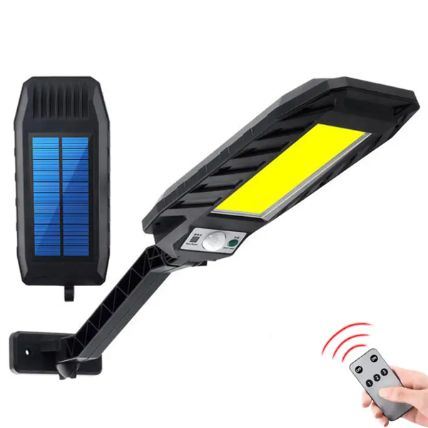 High-Quality Outdoor Waterproof  Motion Sensor  COB Adjustable Solar Street Lights With Remote Control Supplier, Products