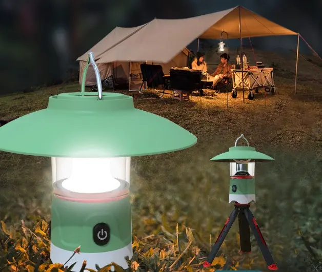 Best Multifunctional Rechargeable Outdoor Vintage Camping Lantern with holder for camping Supplier, Factories