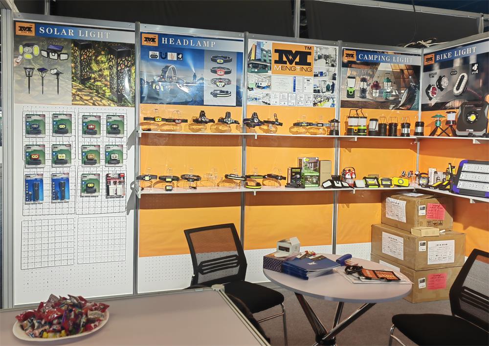Mengting Lights booth at 2024 Cologne Hardware Show Germany