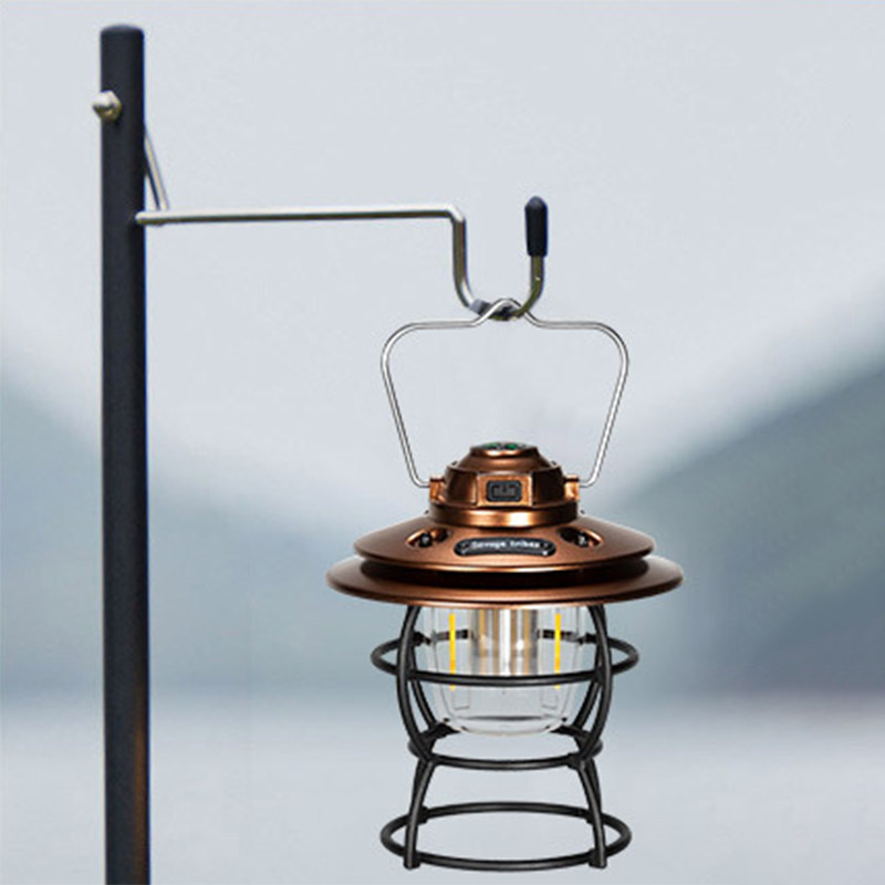 China Top Nordic Hanging Warm Lights Vintage Rustic Battery Powered Dimmer Lamp for Camping Suppliers, Exporters