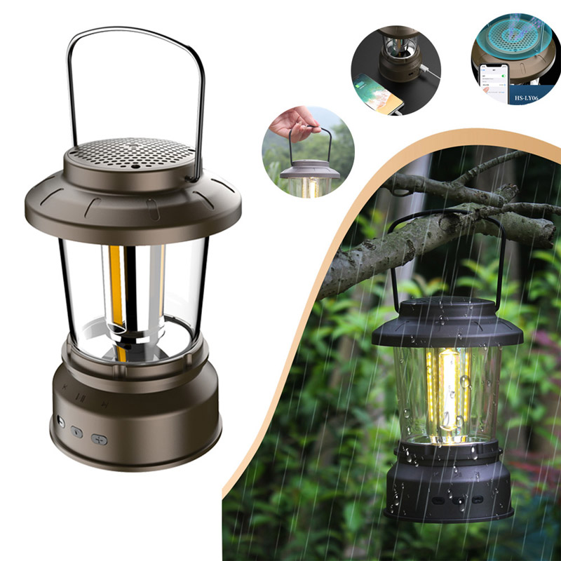 Portable camping lantern and camping light for tents and outdoor adventures