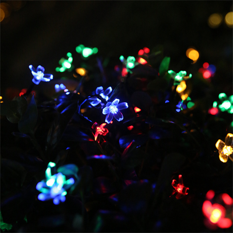 China Best Multi-Colored/Warm White Solar LED String Flower Light for Garden Decoration  Suppliers, Products