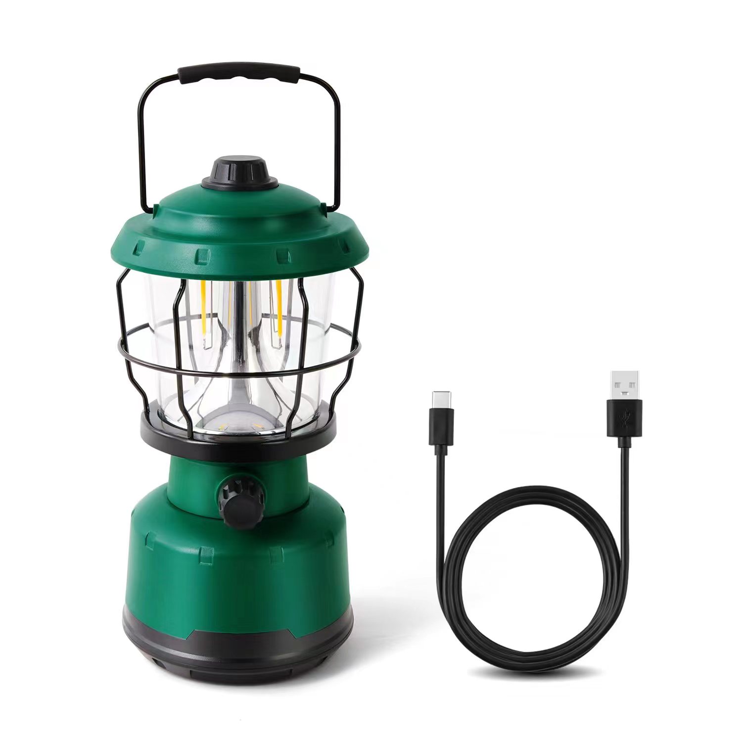 Global Leading Decorative powerful Dimmable Brightness Hanging Light Type-C Rechargeable Power Bank Lamp LED Camping Lantern Suppliers, Factories