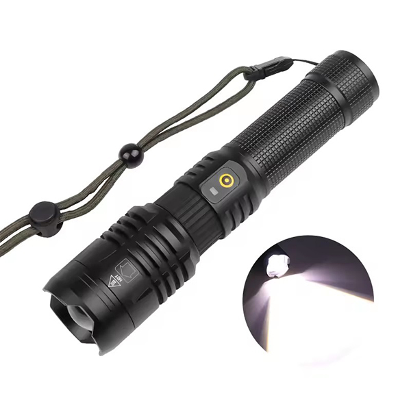 OEM High Power LED Aluminum Flashlight  P70 rechargeable for camping, outdoor Factory, Product