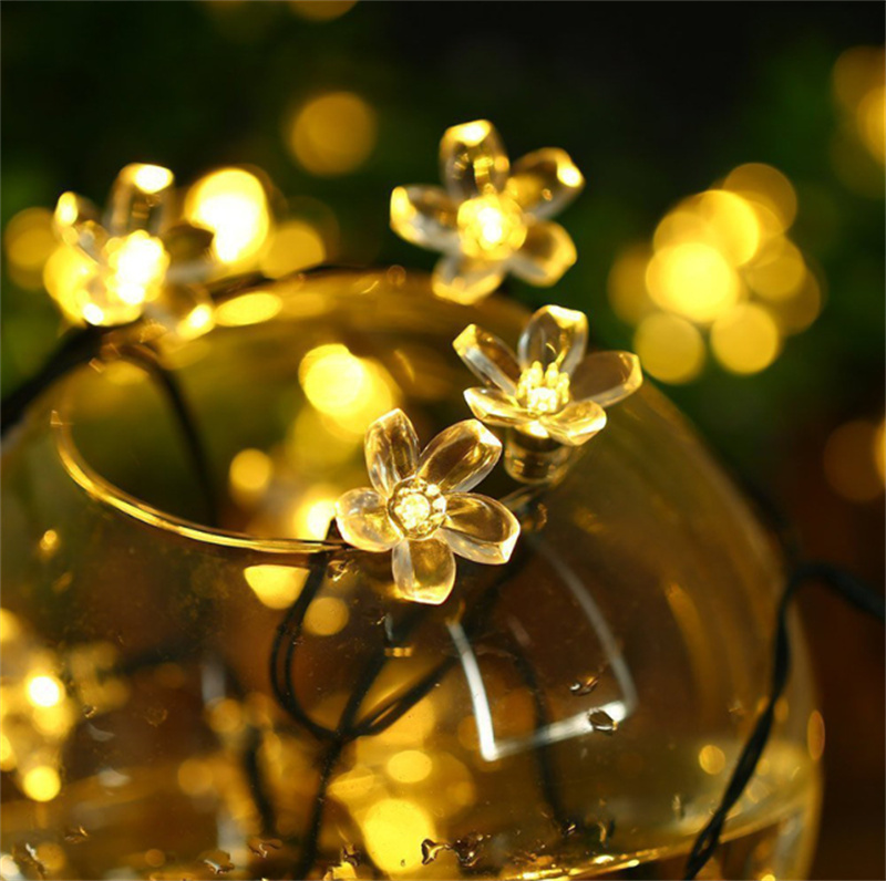 China Best Multi-Colored/Warm White Solar LED String Flower Light for Garden Decoration  Suppliers, Products