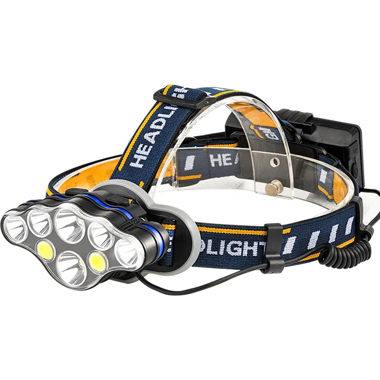 China Leading Rechargeable Headlamp, 8 LED Headlamp Flashlight 8 Modes with White Red Lights USB Cable, Waterproof Head Lamp Manufacturers, Suppliers