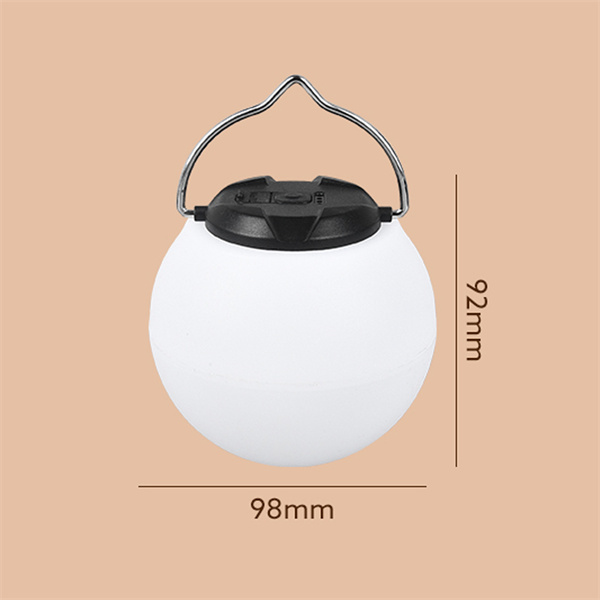 OEM Hot Sale Optional 3 Light Modes Battery Indicator Round Rechargeable Portable Night Camping Light Outdoor for Indoor or outdoor Supplier, Factories