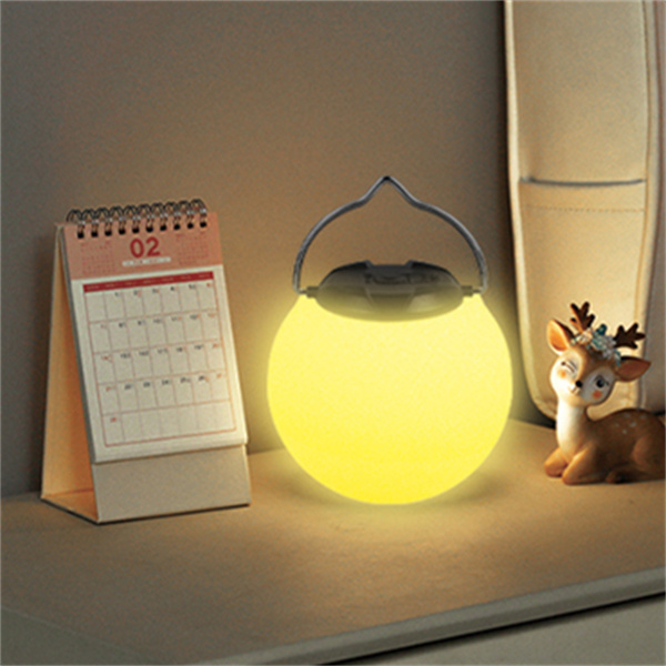 OEM Hot Sale Optional 3 Light Modes Battery Indicator Round Rechargeable Portable Night Camping Light Outdoor for Indoor or outdoor Supplier, Factories