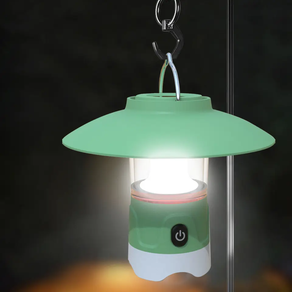 Best Multifunctional Rechargeable Outdoor Vintage Camping Lantern with holder for camping Supplier, Factories
