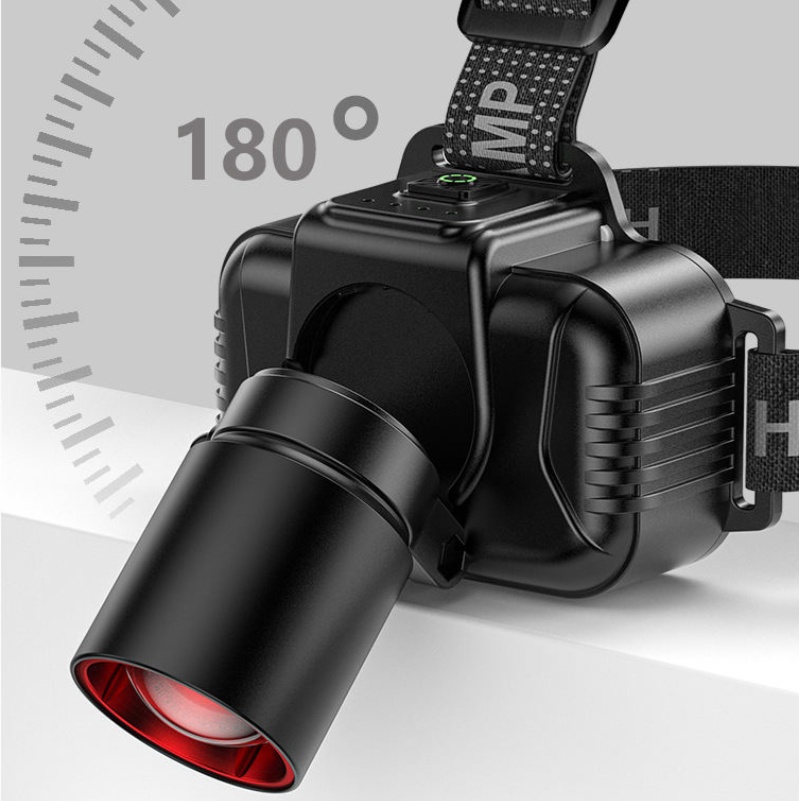 Global Leading 350LM 18650 Lithium Battery Zoomable Led Headlamp Type C for Outdoor Night Working Suppliers, Products