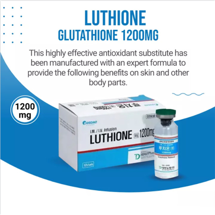 Korea Cindella Luthione 1200mg Glutathione Whitening Vitamin C 10ml*10 Skin Care