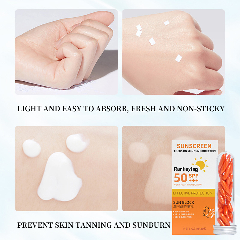 OEM Sunscreen Cream SPF50 PA+++ Face Sunblock for Daily Use Whitening Water Resistant Facial Cream