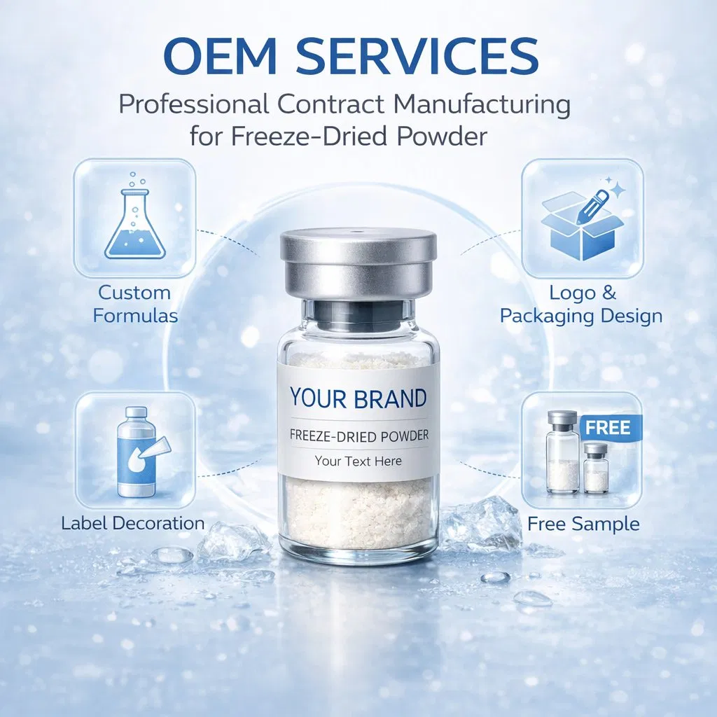 Advanced Peptide Freeze Dried Powder Deep Skin Repair Brightening Hydration